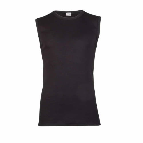 Beeren heren shirt ronde hals zwart