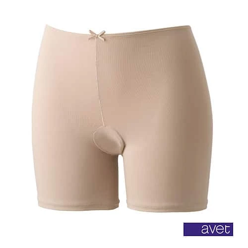 AVET dames short met lange pijp beige 3890