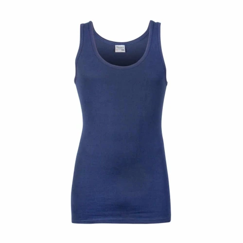 Beeren heren hemd donker blauw