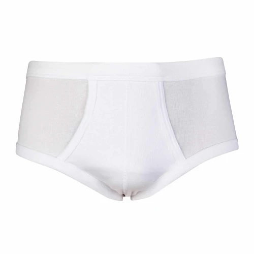 Beeren heren slip wit, 2 stuks