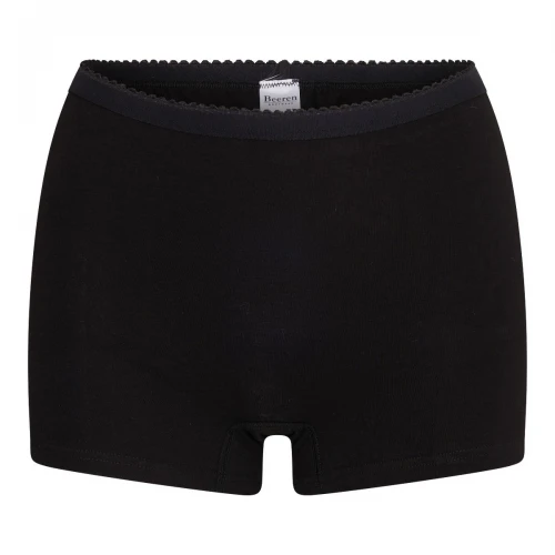 Beeren Softly Dames Panty zwart, 2 stuks