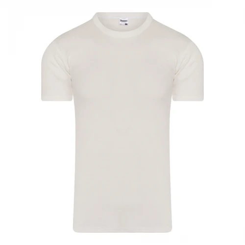 Beeren Thermo Heren Shirt Korte Mouwen wit