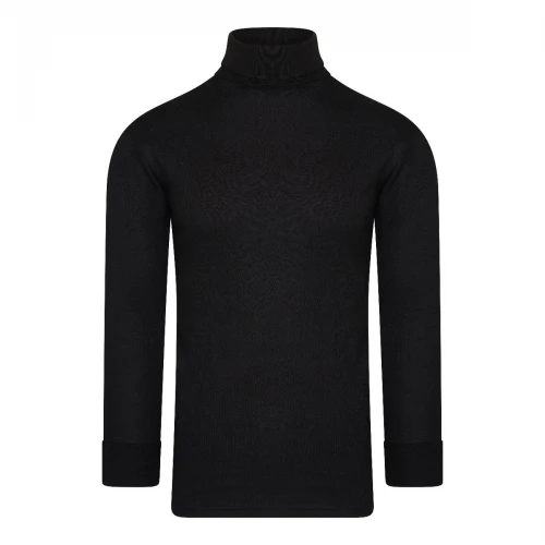 Beeren Thermo Heren Colshirt zwart
