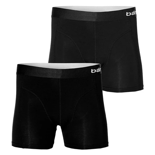 Bamboo boxershorts black Apollo 2 Pack