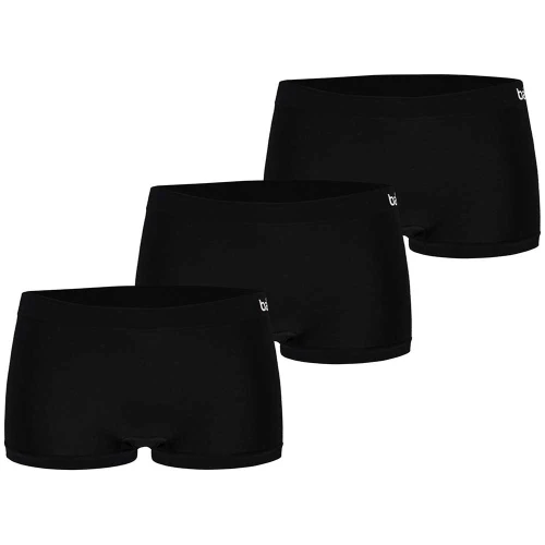 Bamboe Hipster Naadloos - 3-Pak - Zwart Apollo